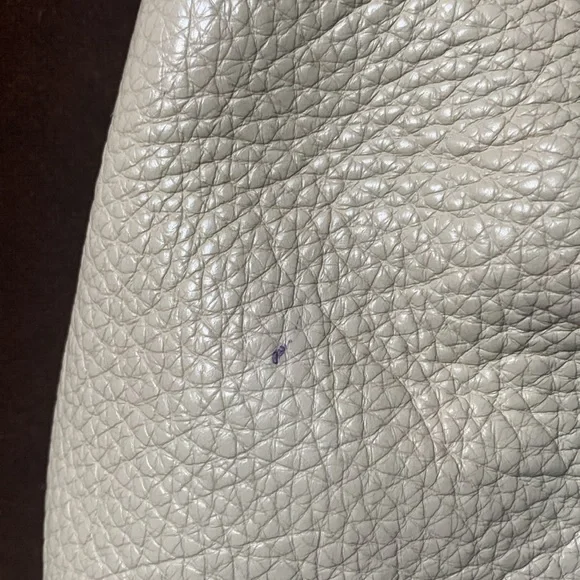 Dooney & Bourke Pebble Grain Logo Lock Bag - Bone - Picture 14 of 14